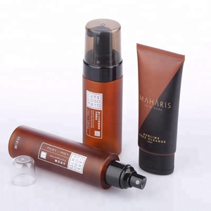 wholesale skin care brown water pet lotion plastic bottle for cosmetic