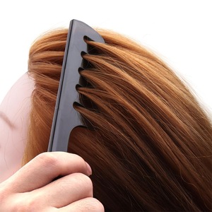 Wide Teeth Afro Comb Insert Curly Wig Comb Hairbrush Hair Fork Pick Comb Plastic Handle Hairdressing Design  Styling Tool