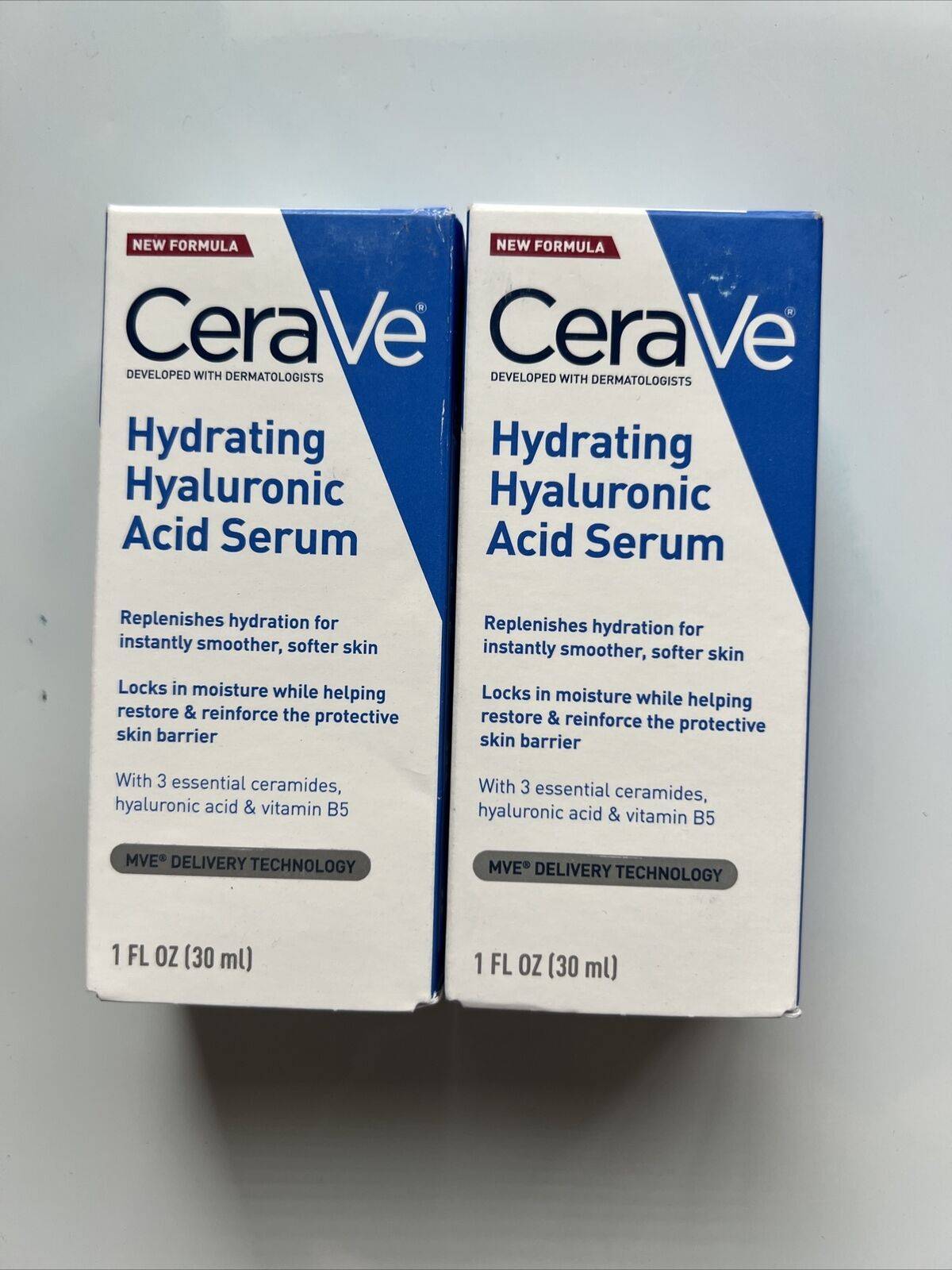 Verified Seller Cerave Hydrating Hyaluronic Acid Face Serum - 1oz - 2 Pack