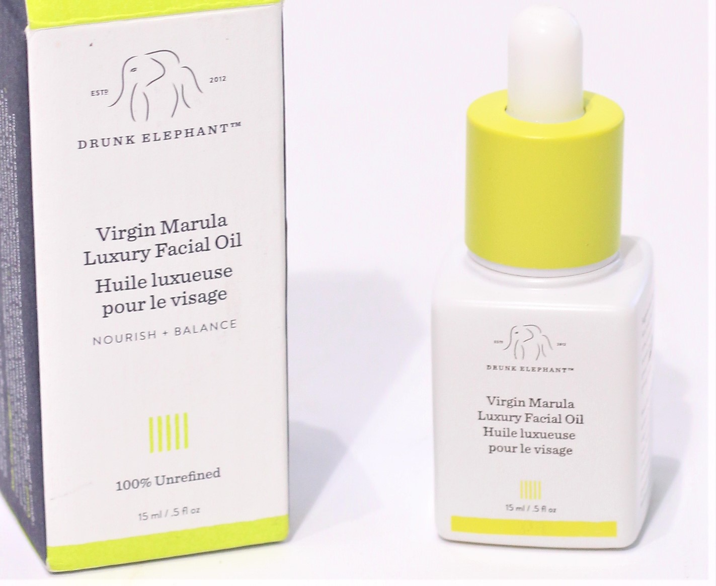 Drunk Elephant Virgin Marula Luxury Facial Oil - Gluten-Free and Vegan Anti-Agin