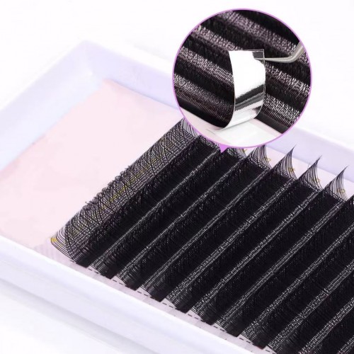 Natural  YY Lashes Mixed Length 8-15mm Thickness 0.07 mm Curl C Korean PBT Fiber