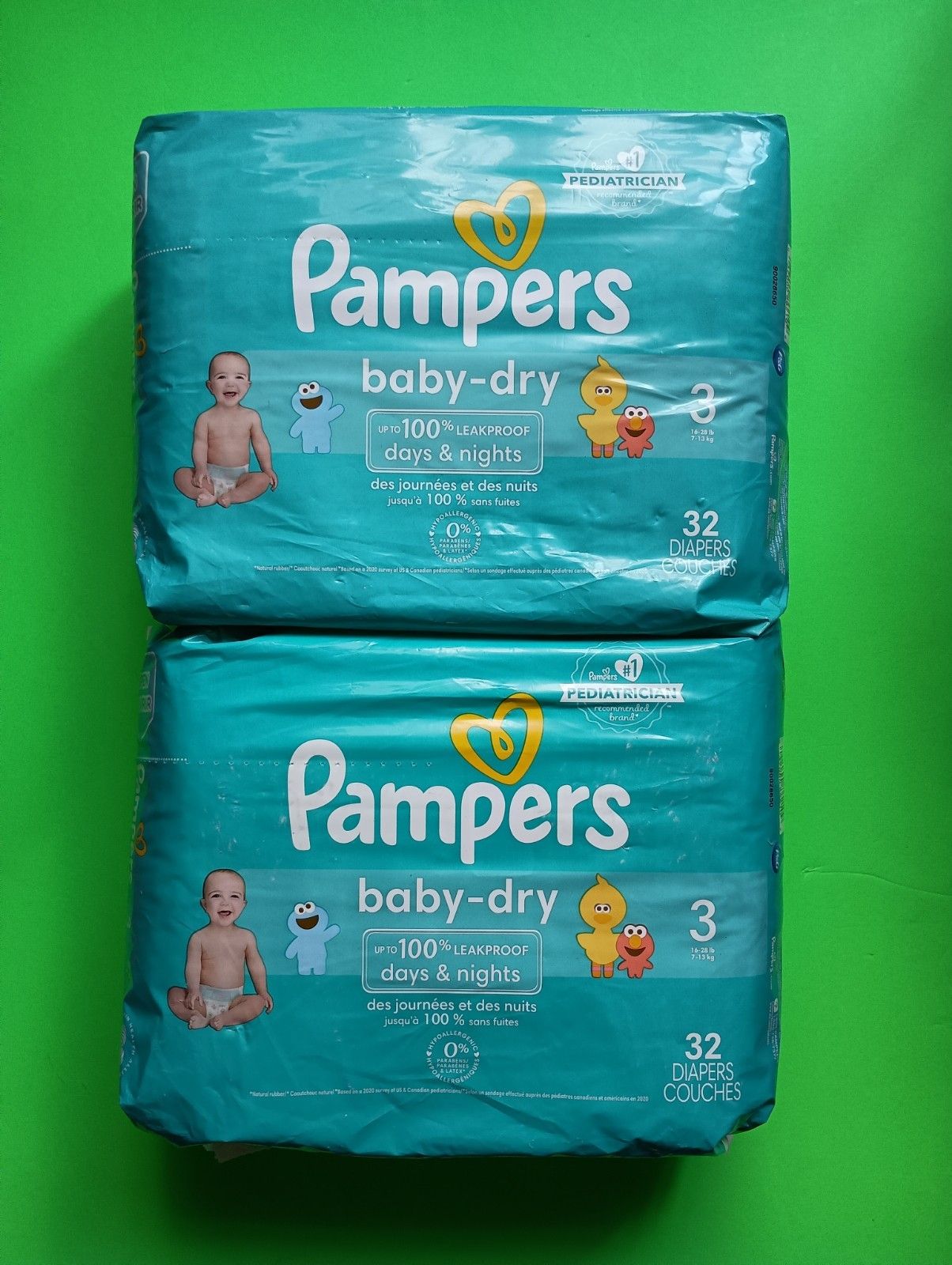 Pampers Baby-Dry Size 3 Baby Diapers - 128/Case