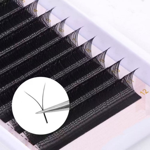 Natural  YY Lashes Mixed Length 8-15mm Thickness 0.07 mm Curl C Korean PBT Fiber