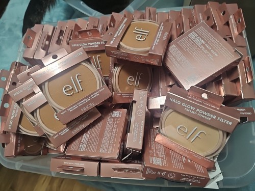e.l.f. Halo Glow Powder Filter Foundation Tan Warm 0.35oz
