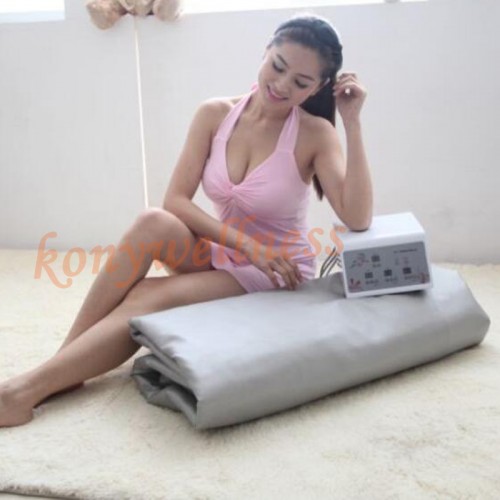 Popular New Style 3 Zone Far Infrared Sauna Blanket for personal Health Care and hot therapy sauna dome