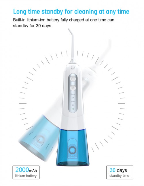 Cordless Water Flosser Oral Irrigator with DIY Function