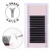 Natural  YY Lashes Mixed Length 8-15mm Thickness 0.07 mm Curl C Korean PBT Fiber