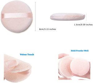 10 Pieces Facial Face Makeup Foundation Sponge Cosmetic Pure cotton Powder puff