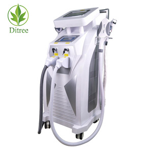 2019 HOT SALE Multi-Function Beauty Equipment OPT E Light IPL RF Nd YAG Laser 4 in 1 Beauty Instrument