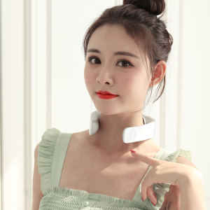 2021 OEM Korean Fashion Intelligent Music Voice Call Wireless Remote Heating Neck Massager