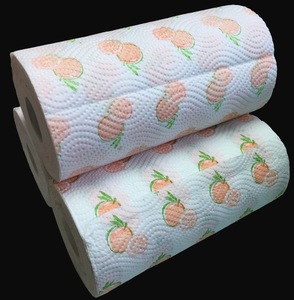 2ply fancy quilted soft toilet paper kitchen roll towel
