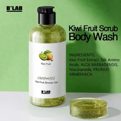 300ml Natural Fruit Extract Exfoliating Body Scrub Shower Gel