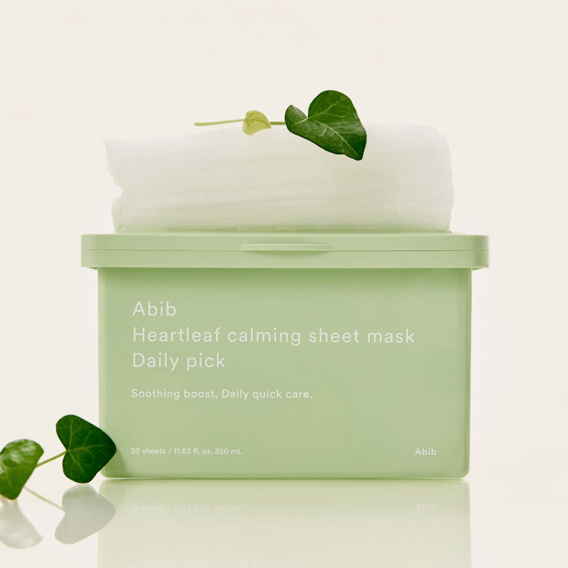 (ABIB) Heartleaf Calming Sheet Mask Daily Pick 30sheets 350ml