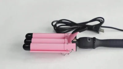 Automatic LCD with Triple Barrel Hair Waver Hair Curler