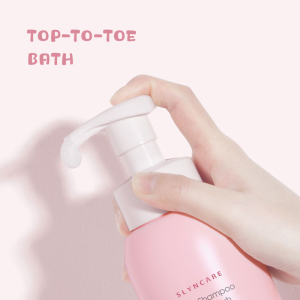 Baby Shampoo Bath 2 in 1 Vegan Organic Body Lotion Baby Wash Beauty Cosmetics Professional