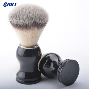 Baili own brand cream badger vegan synthetic mens shaving brush