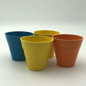 Bamboo fiber biodegradable flower pot