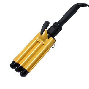 Barber Shop Equipment Magic Tec Triple Tong Hair Curling Iron Wand Hair Curlers