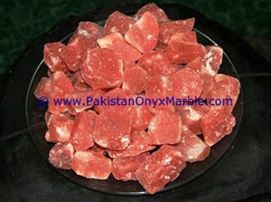 BATH SALT PRODUCTS NATURAL HIMALAYAN ROCK SALT RED CHUNKS