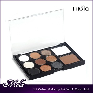 Cheap 11 muti-color makeup kit with eyeshadow and blush makeup sets