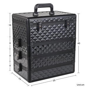 Cosmetic Storage Organiser Case Vanity Box Makeup