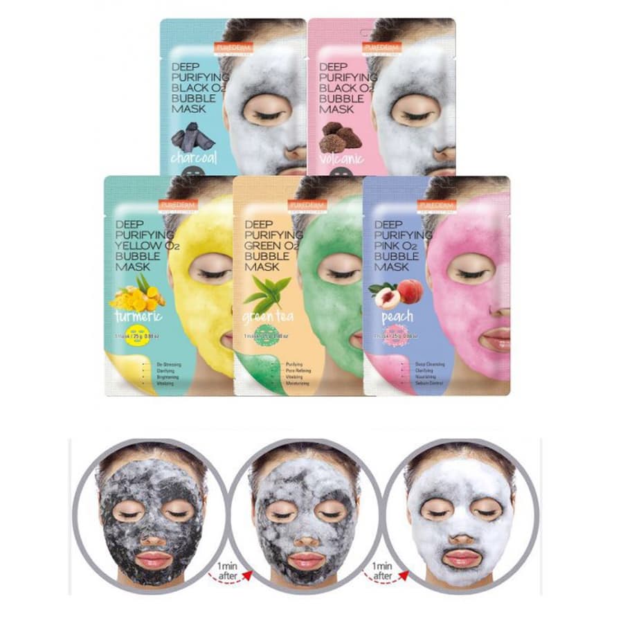 Deep Puryfying O2 Bubble Masks(5kinds)
