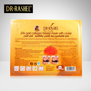 DR.RASHEL Caviar Gold Collagen Breast Mask Bust Enhancement Enlargement Firming Lifting Plump Chest Masks