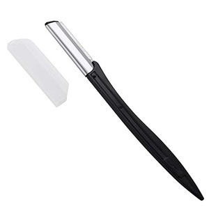 Eyebrow Trimmer, Professional Black Stainless Steel Eyebrow Razor Shaper Grooming Shavers