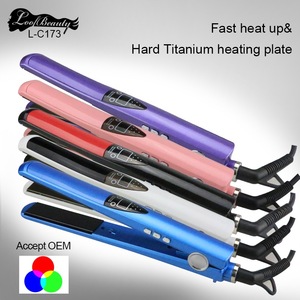 factory wholesale price private label ceramic flat iron hair straightener