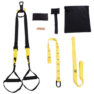 Fitness Exercise Equipment PRO Suspension Hang Trainer Training Kits Portable Home Gym Resistance Bands