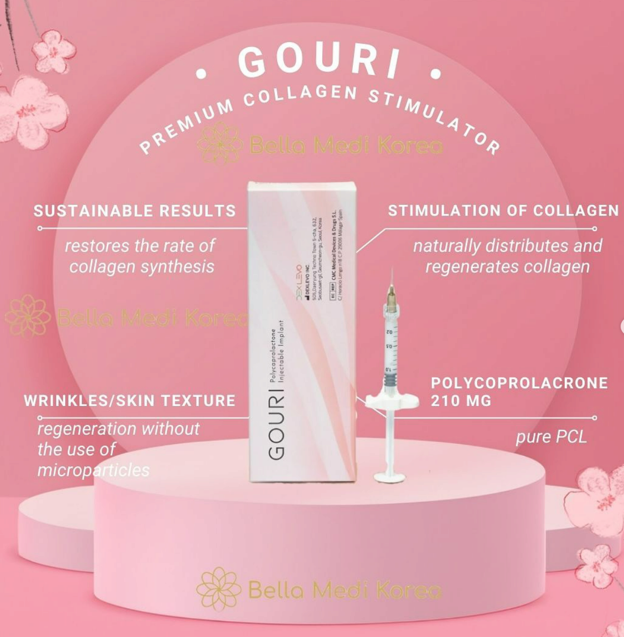 GOURI is a Premium Collagen Stimulator, All-Liquid PCL, Skin Booster