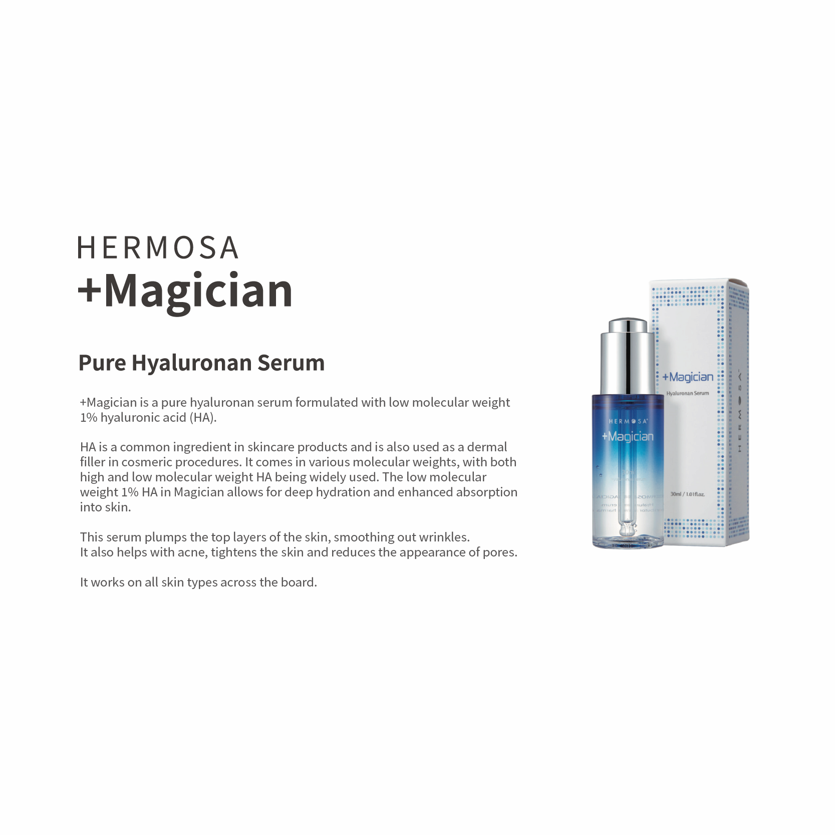 HERMOSA +Magician Hyaluronan Serum