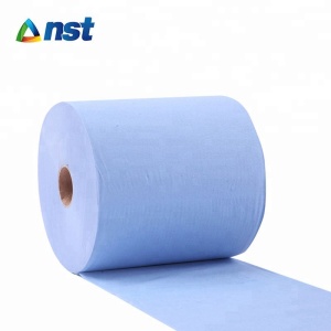 High quality blue roll hand towel tissue paper