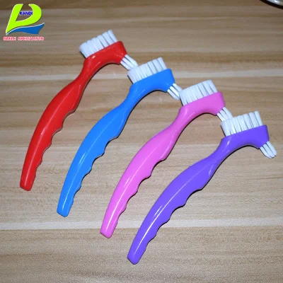 High Quality False Tooth Cleaner Denture Toothbrush