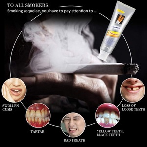 Hot Sale smokers remove Bad Breath Natural Cure Whitening Toothpaste