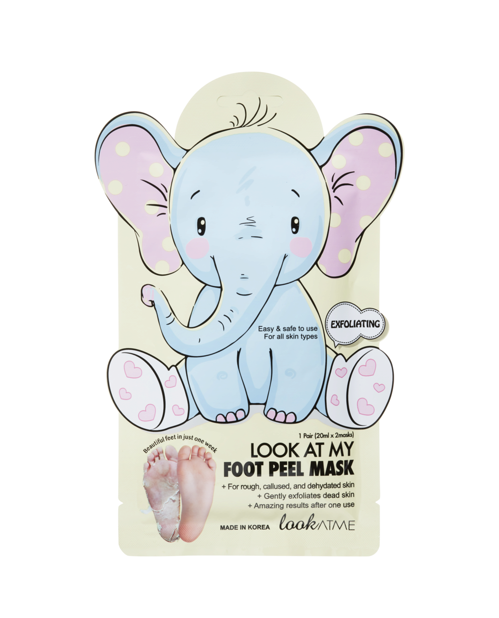 lookATME LOOK AT MY FOOT PEEL MASK ELEPHANT
