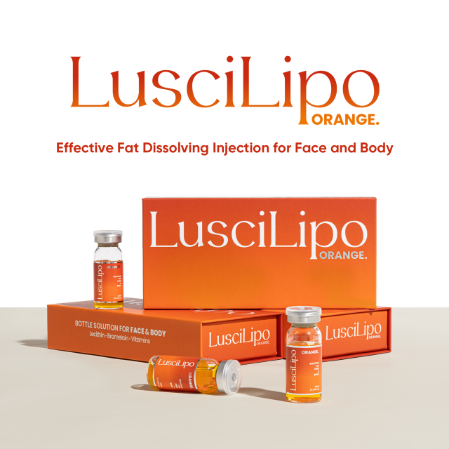 LusciLipo Orange Lipolysis Fat Reduction, Body Contouring, Double Chin Removal, V-Line Face