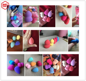 Makeup Suppliers China Premium big size make up Beauty Sponge Blender 3D latex free Makeup Sponge