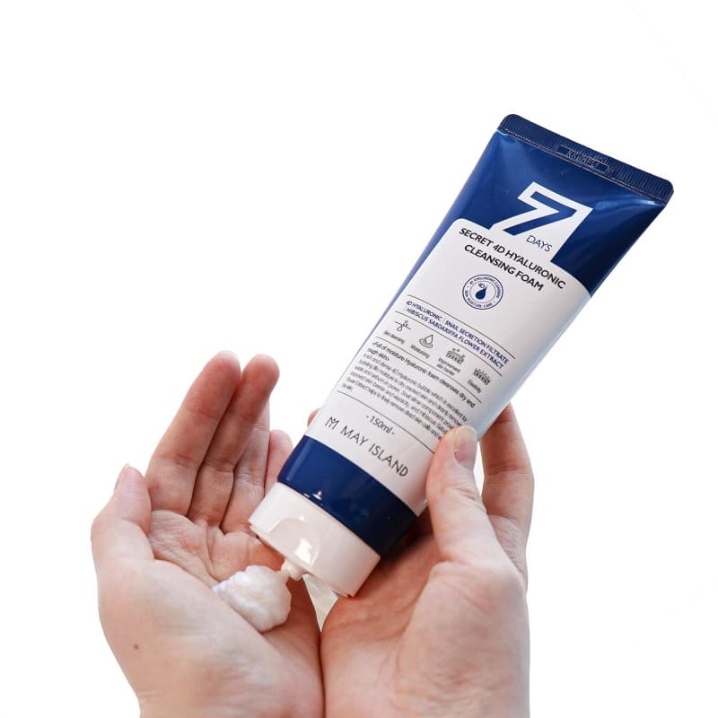 [MAY ISLAND] 7DAYS SECRET 4D HYALURONIC CLEANSING FOAM 30ml / 150ml