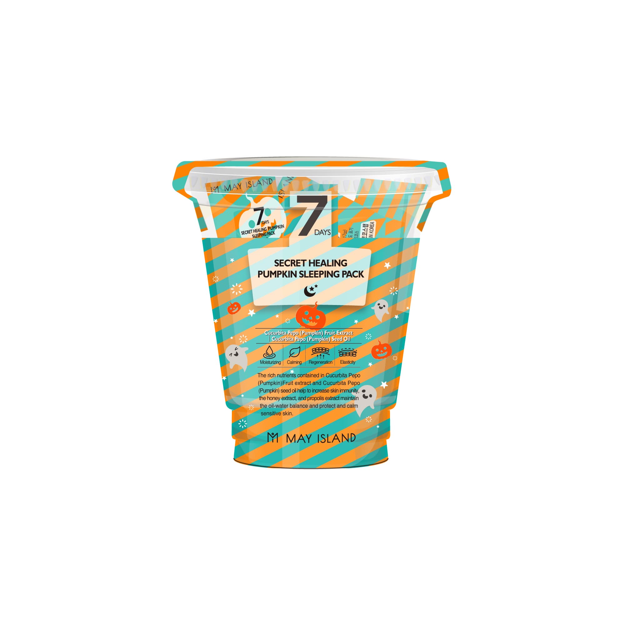 [MAY ISLAND] 7DAYS SECRET HEALING PUMPKIN SLEEPING PACK 5gⅹ12ea