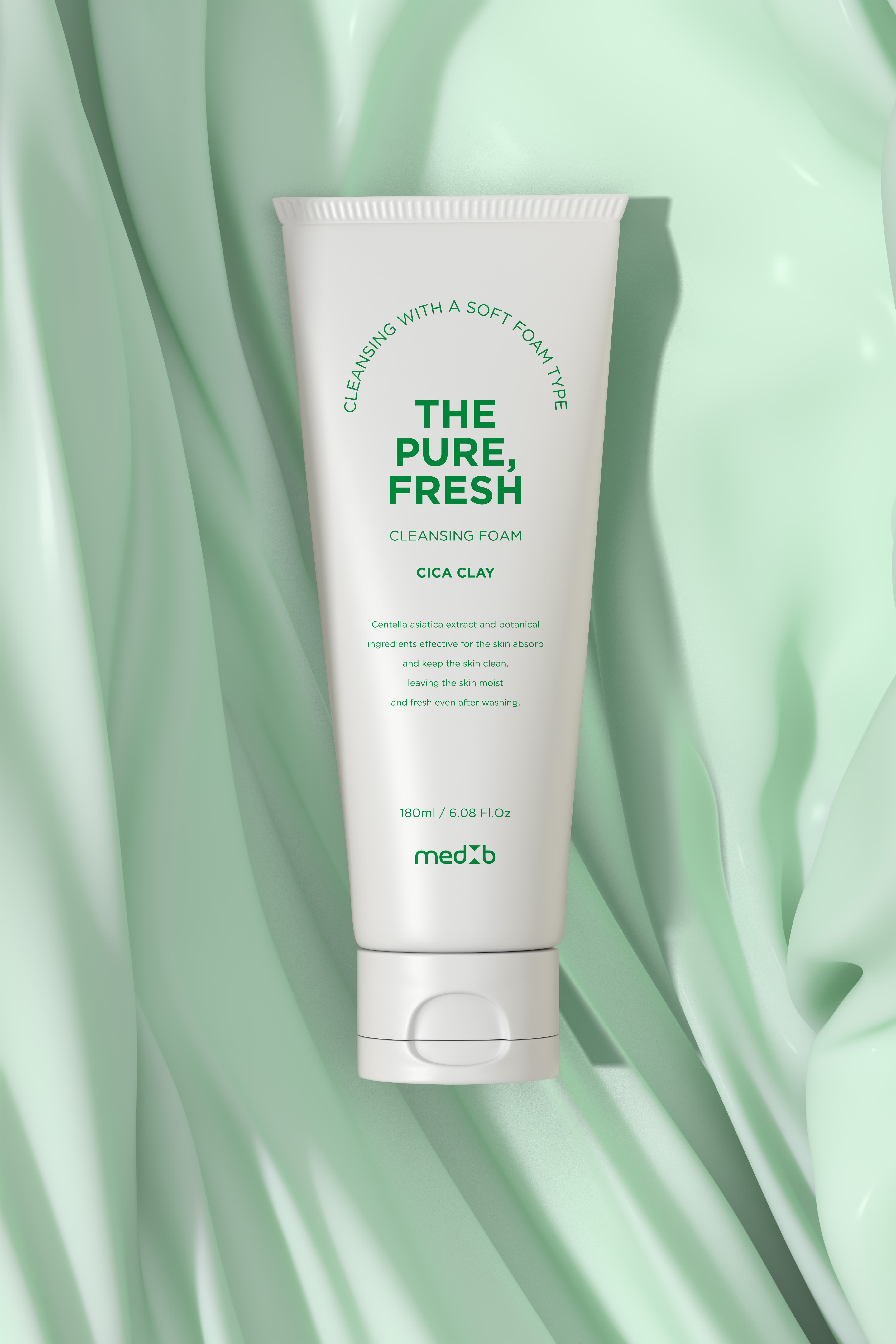 MEDB The Pure Fresh Cleansing Foam Cica Clay