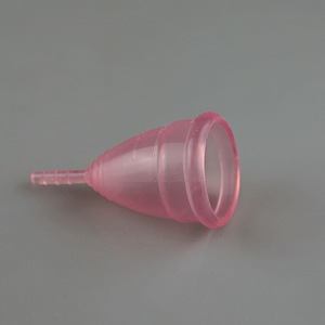 Medical FDA approved soft lady period reusable silicone menstrual feminine cup