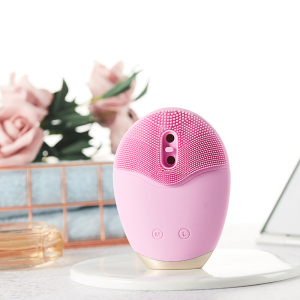 mini silicone face brush sonic face brush facial cleansing portable electric facial cleansing brush