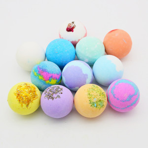 moisturizing bath salt soap bubble shower bombs balls 80g bath bombs fruity bath bomb