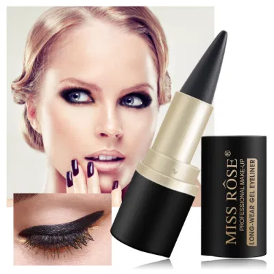 Mr 40 Matte Waterproof, Not Easy to Smudge and Lasting Black Single Head Solid Eyeliner Female Eyeliner