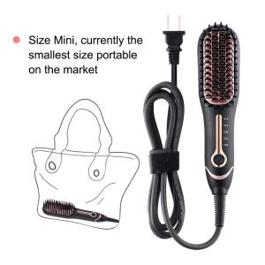 Multifunctional Hair Comb Brush Beard Straightener hot air brush