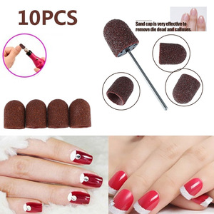 Nail art Sanding Bands Block Cap Professional Nail Pedicure Clean Tools  For Removing Dead Skin