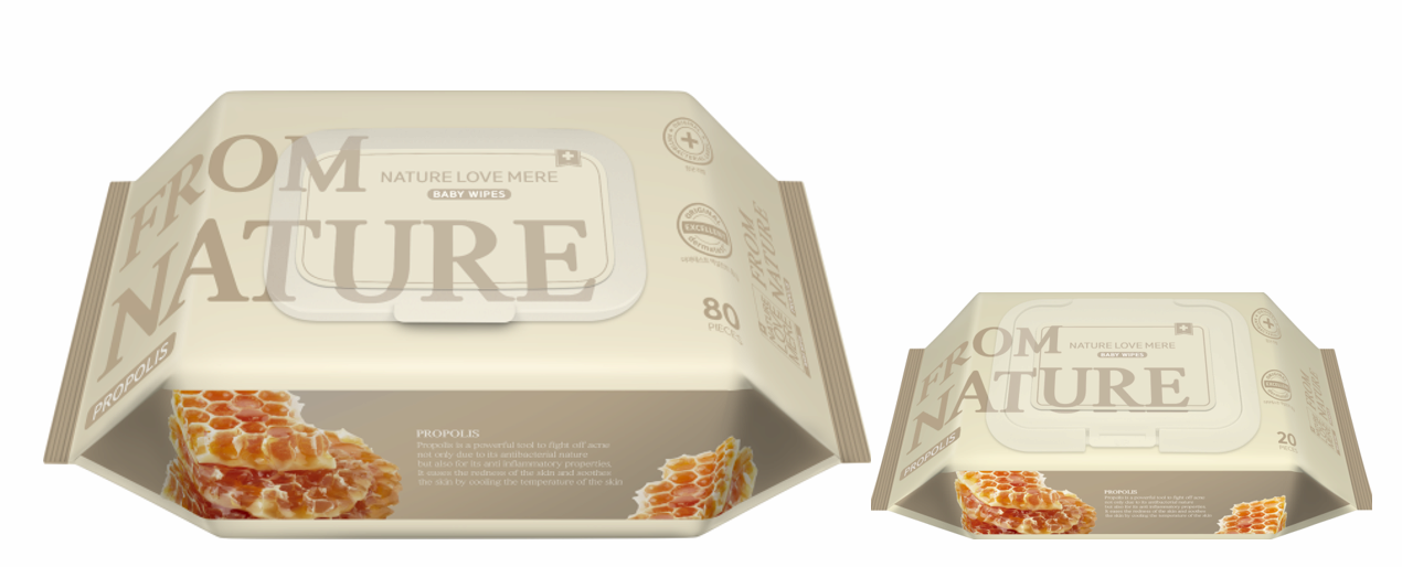 Nature Love Mere Baby Wet tissue From Nature Cap