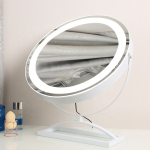Newest styleDesktop makeup led mirror hollywood vanity lighted professional makeup mirrors with lights strips