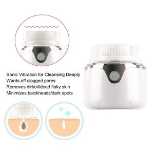 Newest Wireless Charging face brush electrich Waterproof Face Brush from facial cleansing brush China Supplier